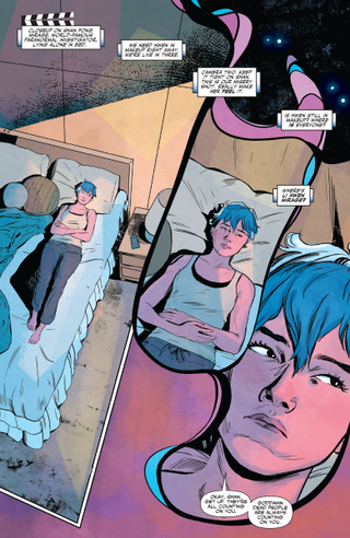 Doctor Mirage trying to will herself out of bed.